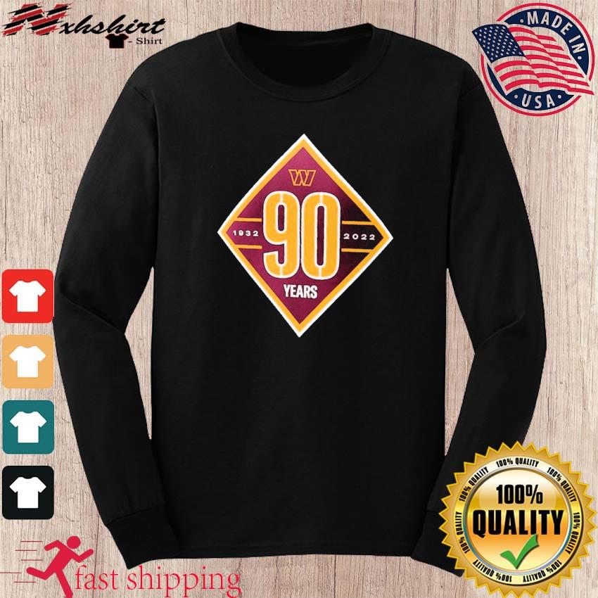 Washington Commanders 90th Anniversary T-Shirt