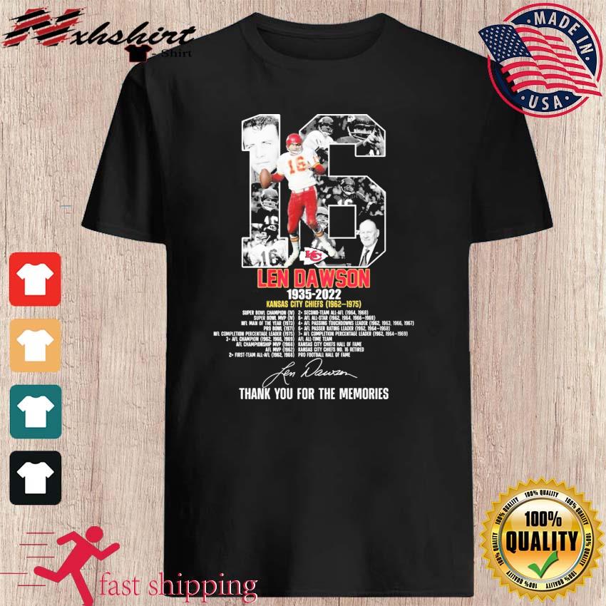 Kansas City Chiefs Len Dawson Shirt