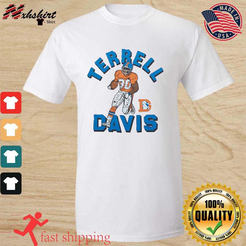 Men T Shirt T.D. Terrell Davis Broncos Denver Women t-shirt