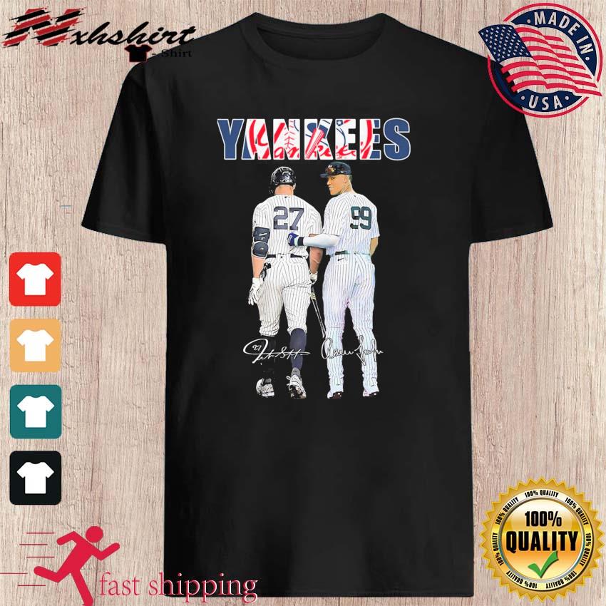 New York Yankees Giancarlo Stanton And Aaron Judge Signature Shirt
