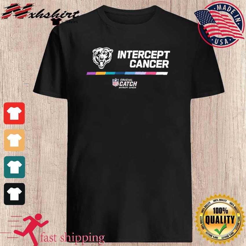 Chicago Bears NFL Crucial Catch Intercept Cancer shirt, hoodie, sweater,  long sleeve and tank top