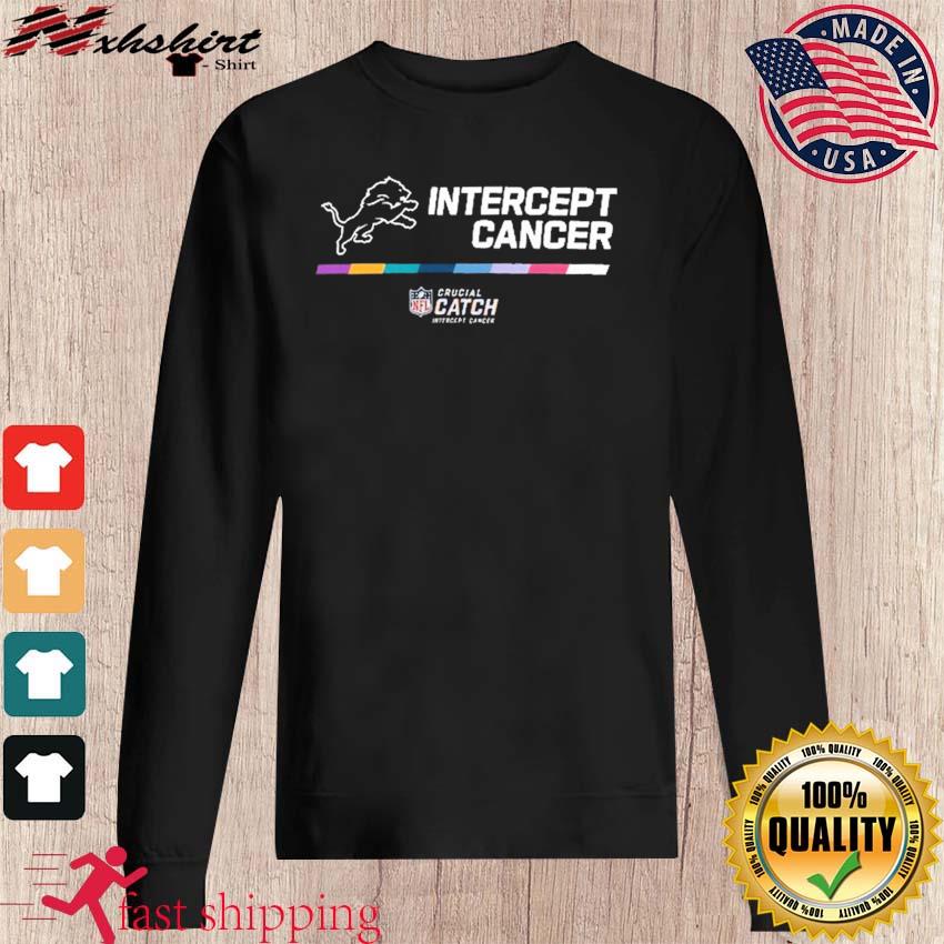 Crucial Catch Intercept Cancer Detroit Lions 2023 shirt, hoodie, sweater  and long sleeve