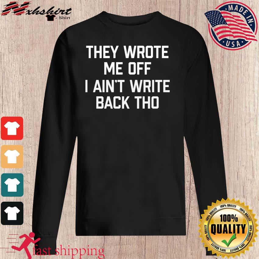 Geno Smith Ain't Write Back Though Shirt, Custom prints store