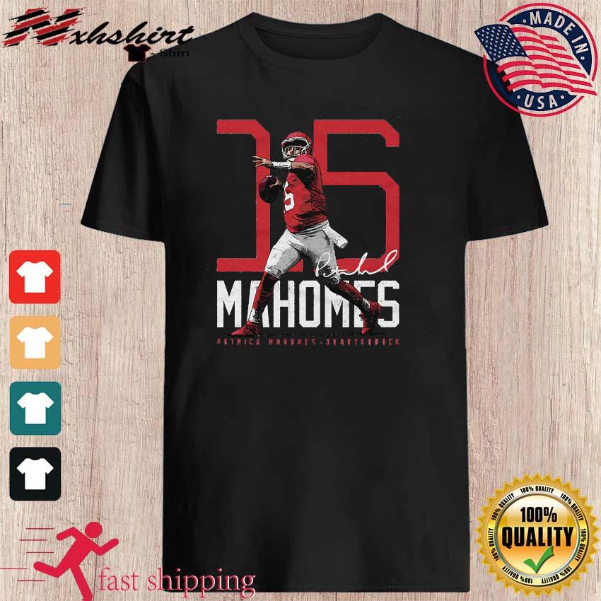 Patrick Mahomes Kansas City Bold Number WHT