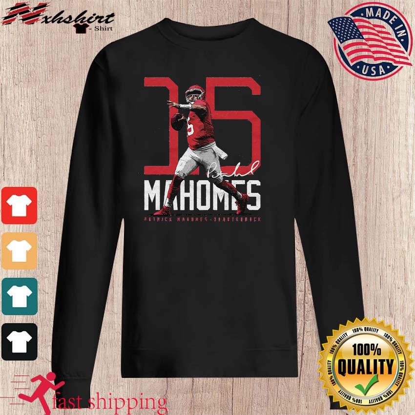 Patrick Mahomes Kansas City Bold Number WHT