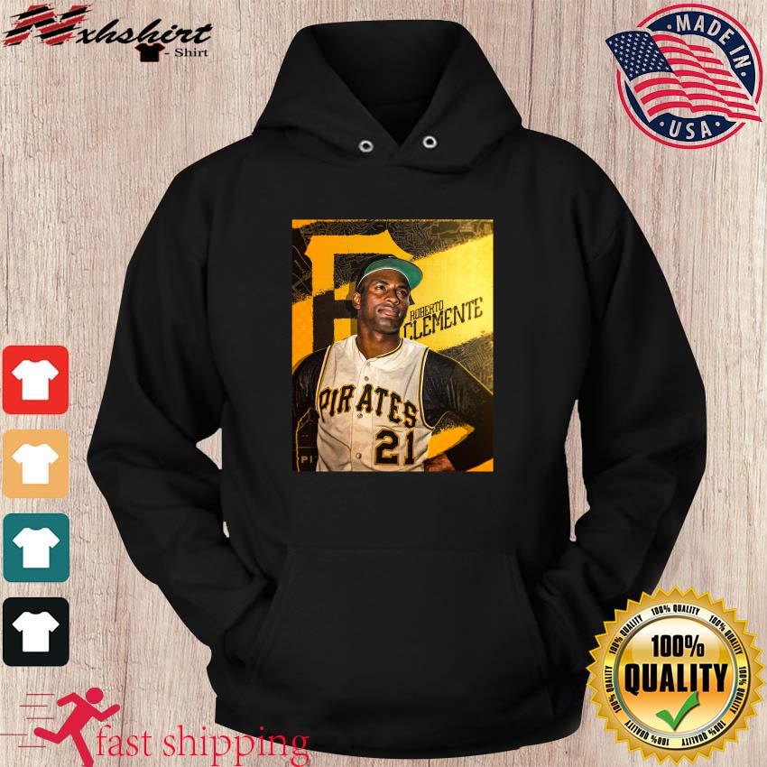 Pittsburgh pirates roberto clemente number 21 shirt, hoodie