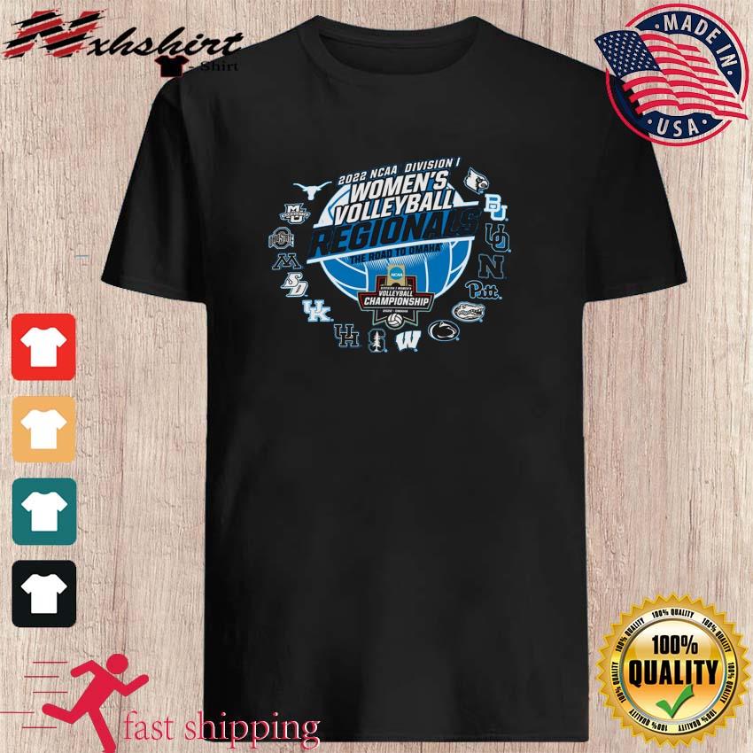 2022 NCAA Division I Women's Volleyball Regionals - The Road To Omaha shirt