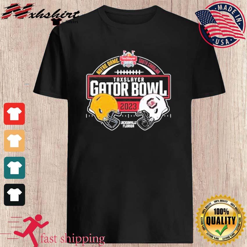 Notre Dame Vs South Carolina 2022 Taxslayer Gator Bowl T-Shirt