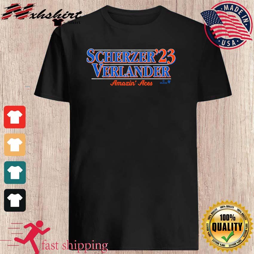 Scherzer Verlander '23 Amazin' Aces Shirt