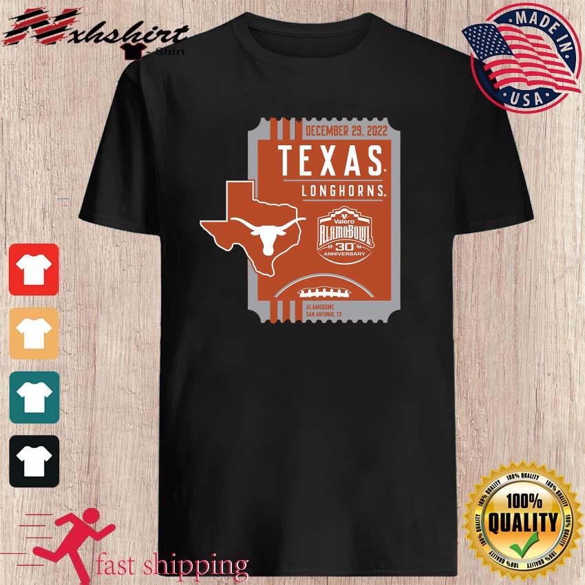 Texas Longhorns 2022 Valero Alamo Bowl Bound shirt