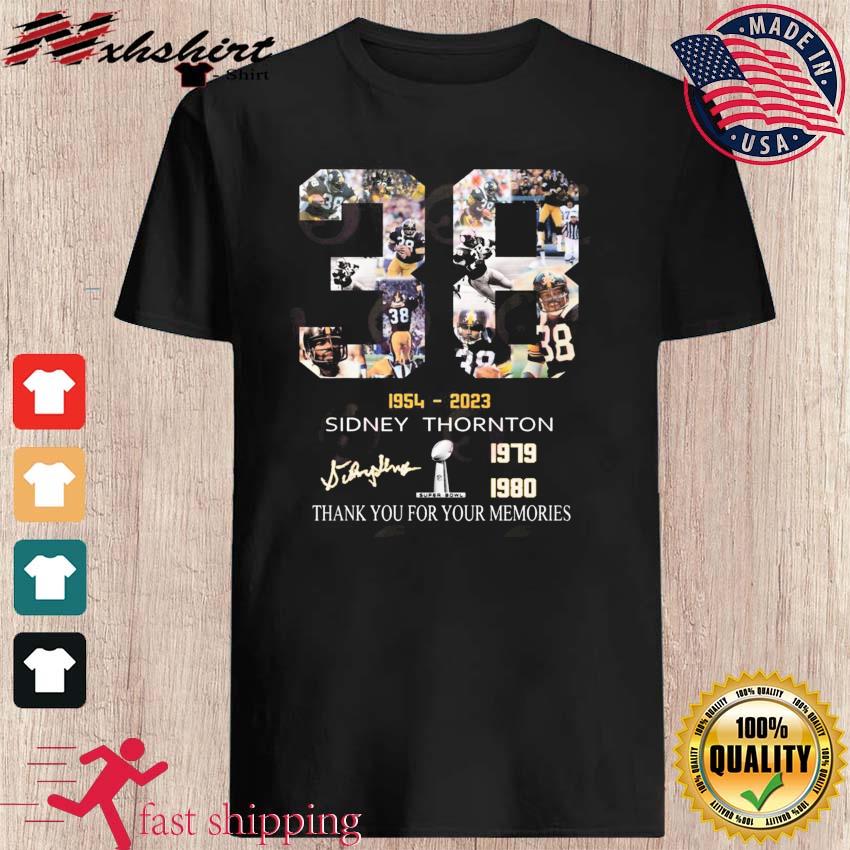 38 Years Of 1954 – 2023 Sidney Thornton 1979 1980 Thank You For The Memories T-Shirt