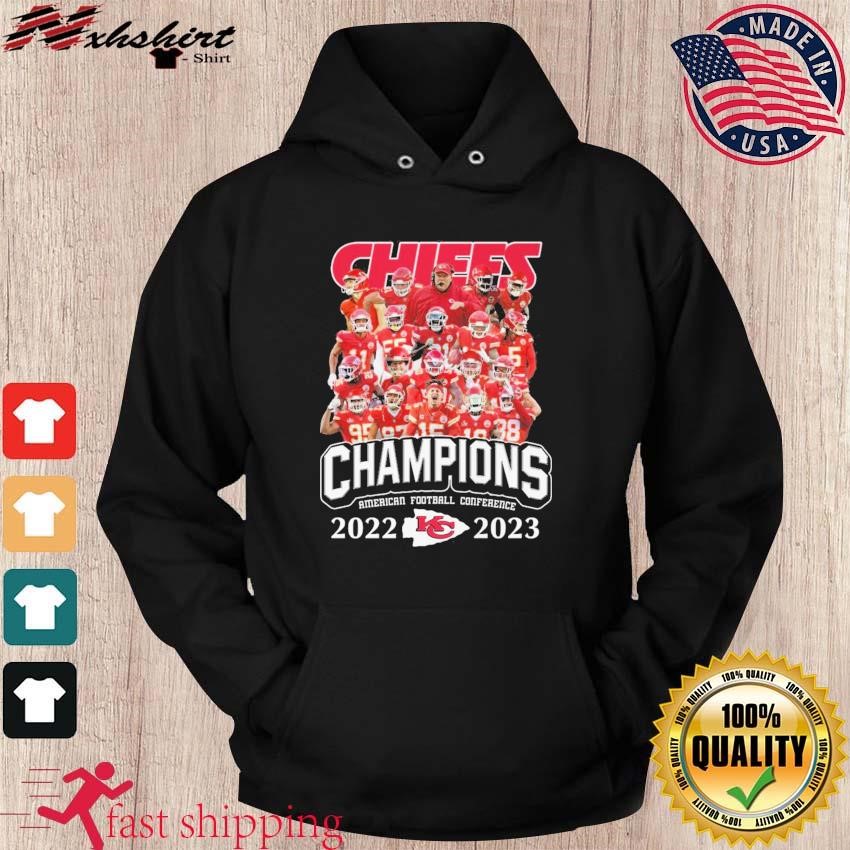 AFC Champions Kansas City Chiefs Team 2022-2023 Shirt hoodie.jpg