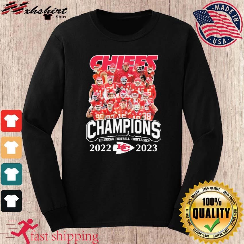 Afc Champions Kansas City Chiefs Team 2022 2023 Shirt Ladies T-shirt