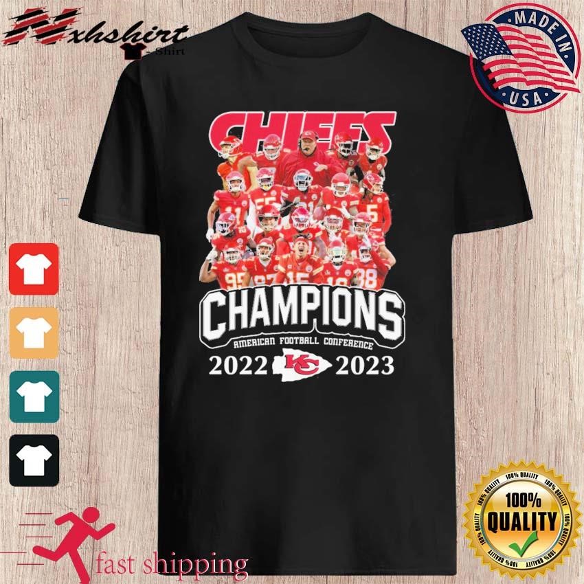AFC Champions Kansas City Chiefs Team 2022-2023 Shirt