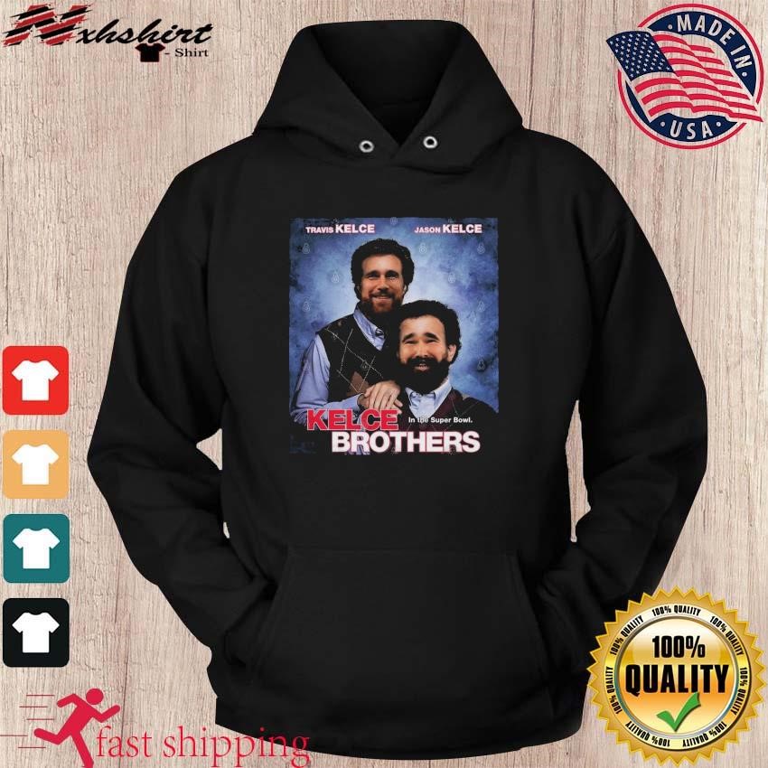 Step Brothers Kelce Brothers Travis and Jason Kelce Super Bowl Shirt hoodie.jpg