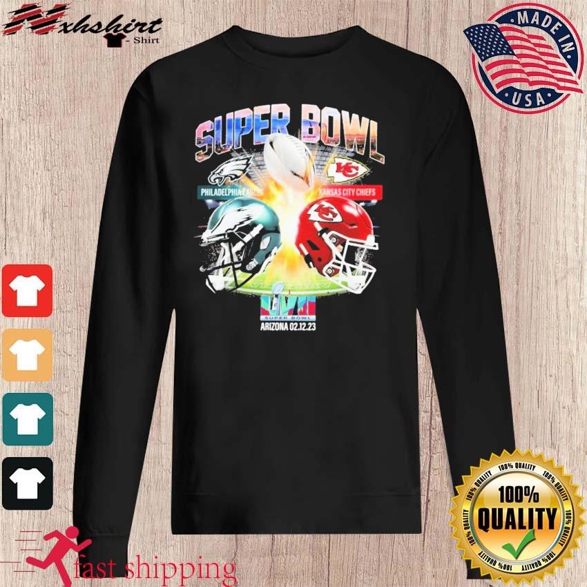 Super Bowl LVII 2022-2023 Shirt, Kansas City , Philadelphia Retro tee ,  Chiefs Shirt, Eagles, Football Bootleg Shirt, hoodie, sweater, long sleeve  and tank top