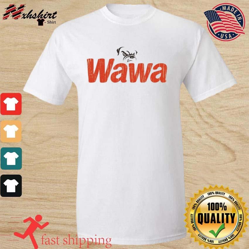 WaWa Cleveland Browns Bull Mastif Dog Logo Shirt