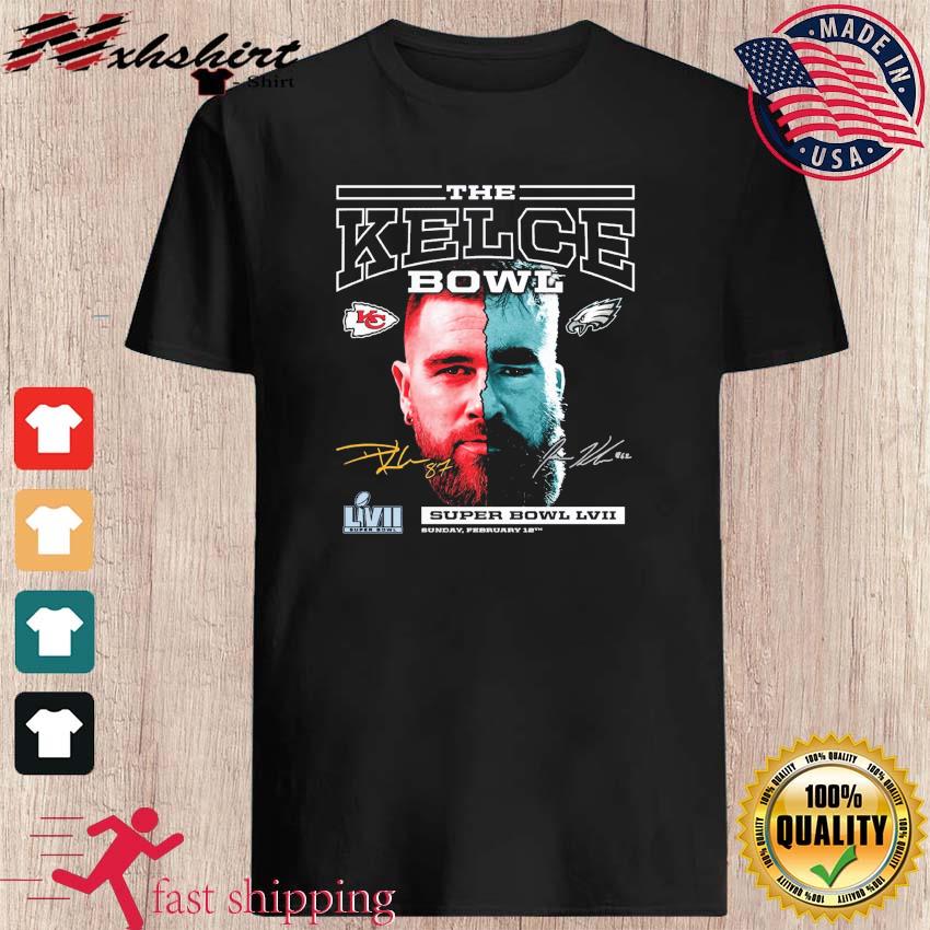 Kansas City Chiefs vs. Philadelphia Eagles Super Bowl LVII Matchup The Kelce Bowl T-Shirt