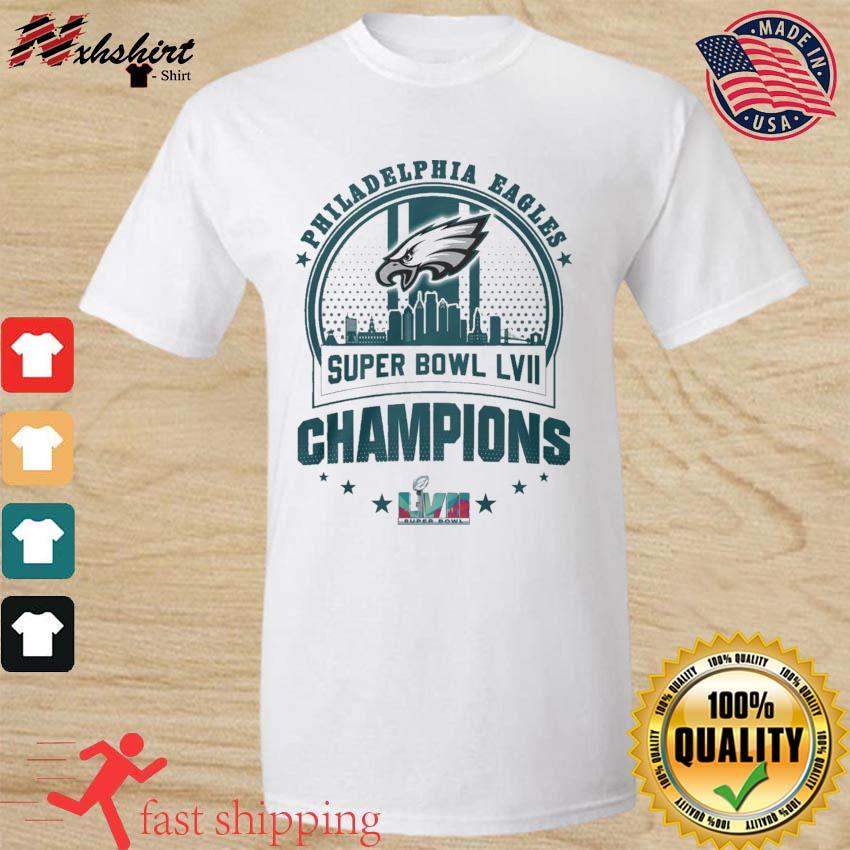 Philadelphia Eagles Skyline 2022-2023 Super Bowl LVII Champions Shirt