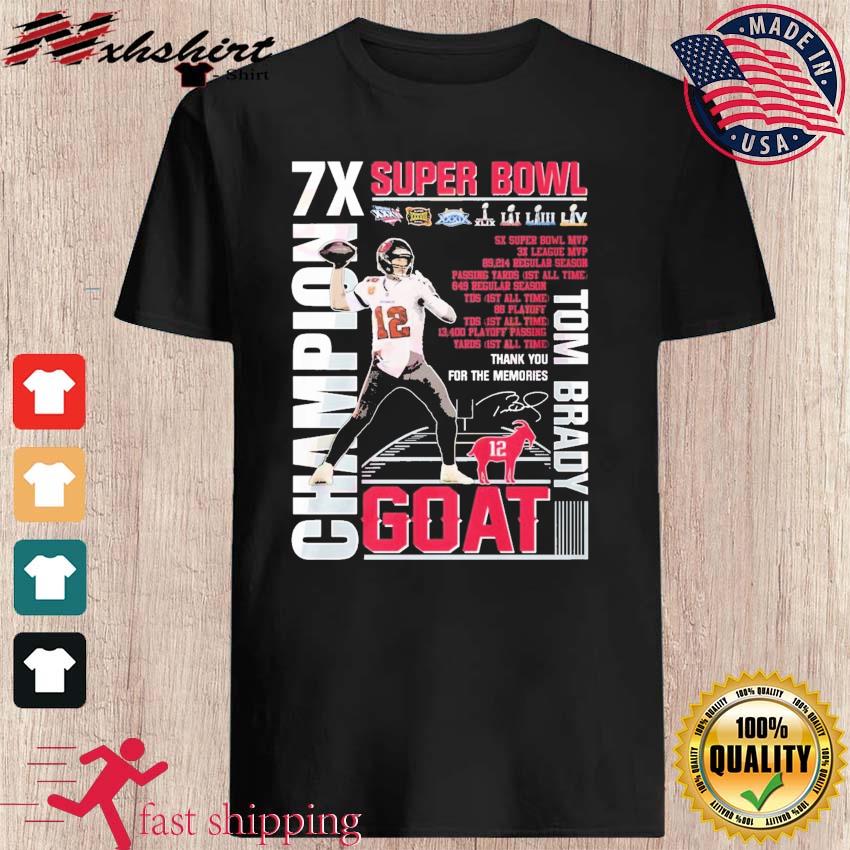 Tom Brady The Goat Champion Shirt, hoodie, sweater, long sleeve