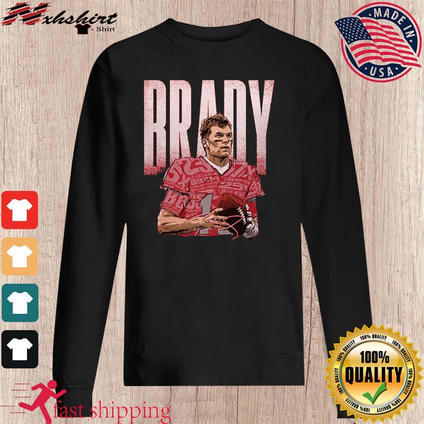 Tom Brady Tampa Bay Buccaneers Statistics Bold Signature Shirt