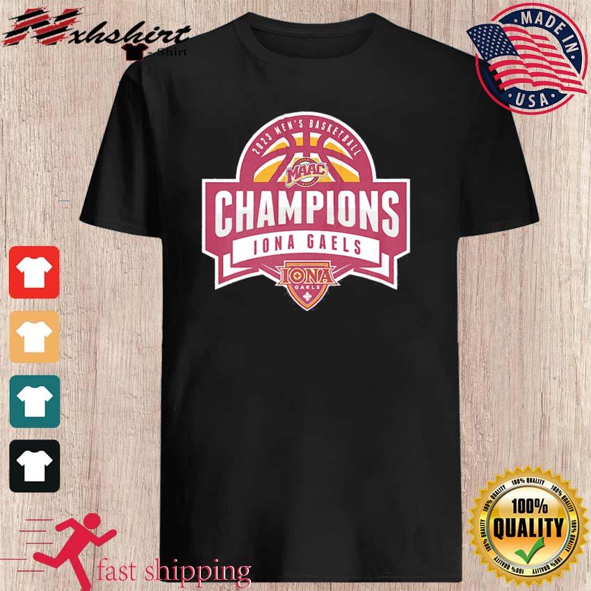 2023 MAAC Men's Basketball Iona Gaels Champions Shirt