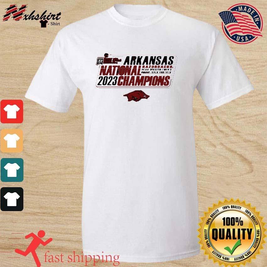 2023 NCAA Division I Men's Indoor Track & Field National Champions Arkansas Razorbacks shirt