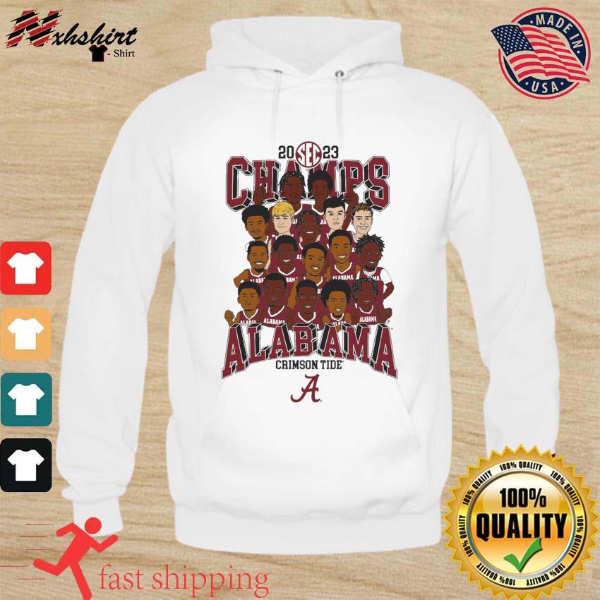 2023 SEC Champions Alabama Crimson Tide Team Caricatures Shirt hoodie