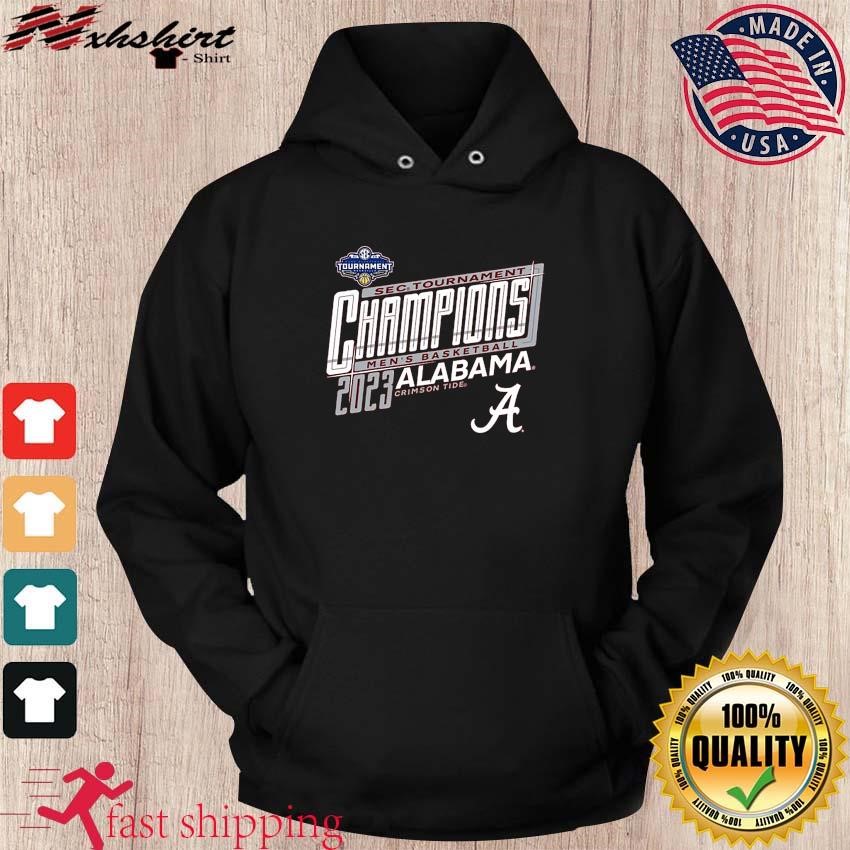 Alabama Crimson Tide 2023 SEC Men's Basketball Conference Tournament Champions Locker Room hoodie.jpg