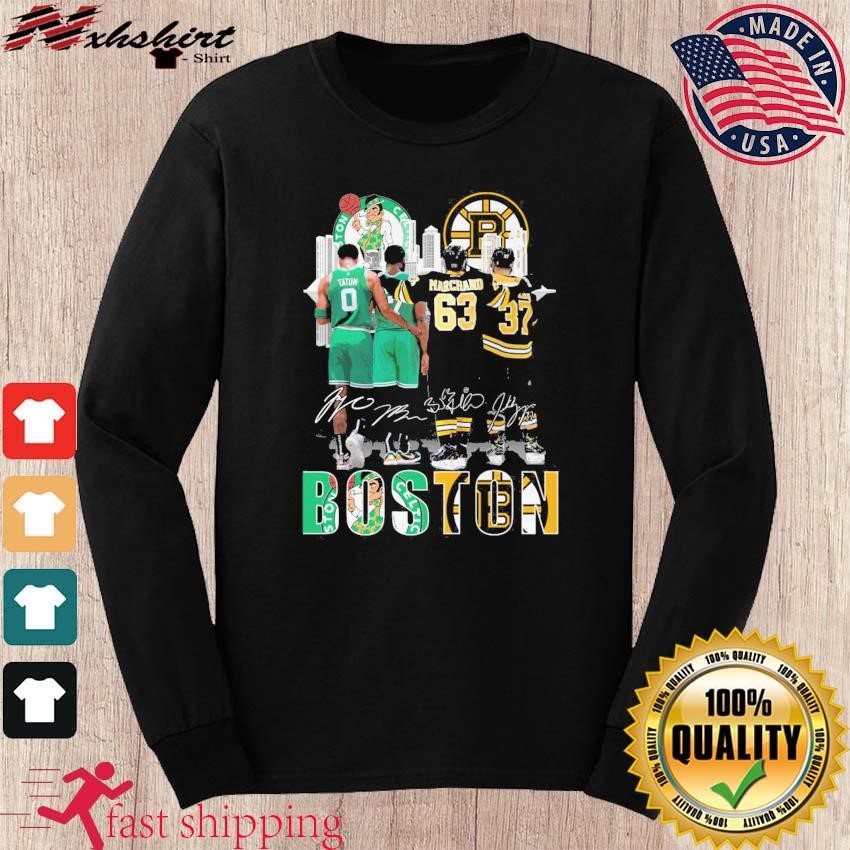 Boston Celtics Jaylen Brown Tatum Marchand Bergeron best graphics T shirts  - Banantees