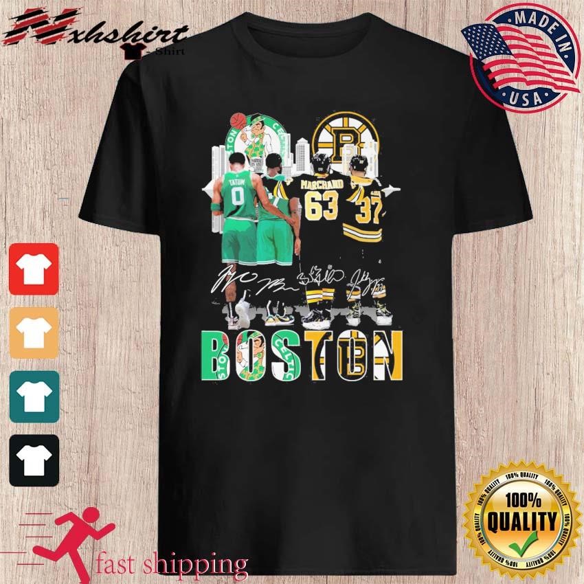 Boston Celtics Jaylen Brown Tatum Marchand Bergeron best graphics T shirts  - Banantees