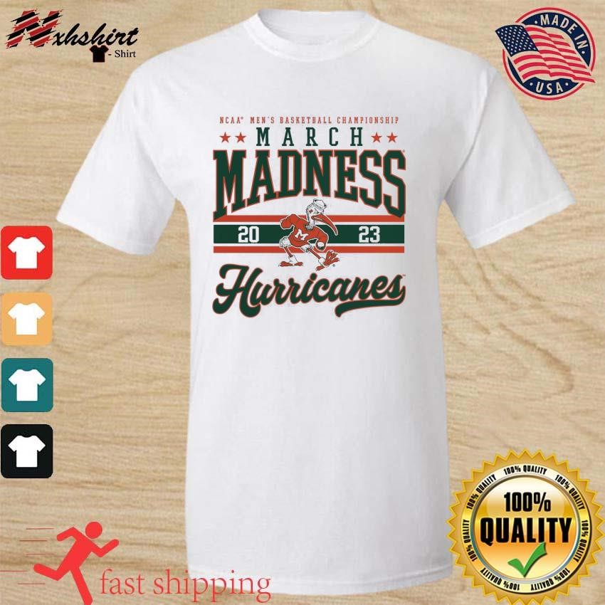 Miami Hurricanes NCAA Men's Basketball Tournament March Madness 2023 Shirt