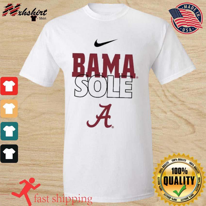 Alabama Crimson Tide Nike Bama Sole Basketball Shirt