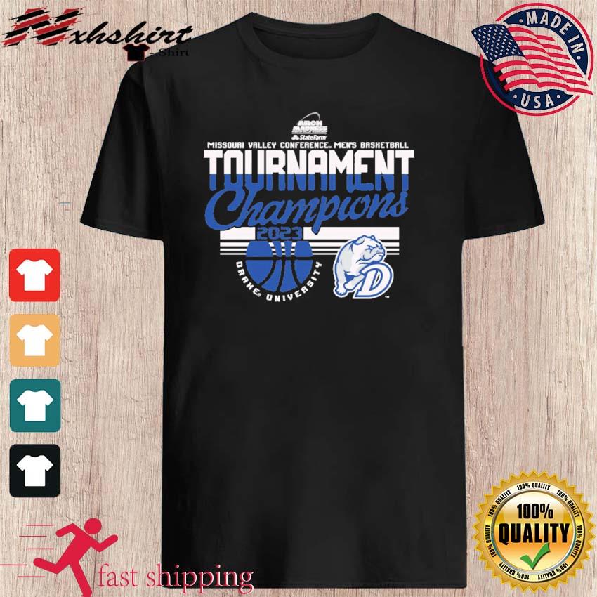 Drake University Men's Basketball 2023 MVC Tournament Champions Shirt