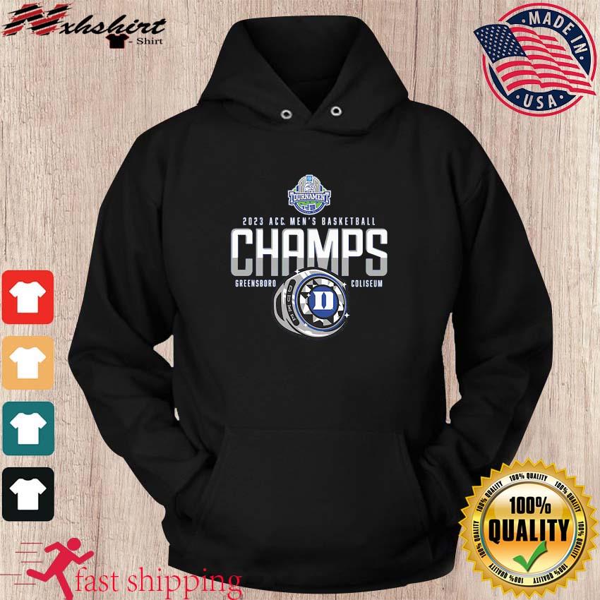 Duke Blue Devils 2023 ACC Men's Basketball Conference Tournament Champions Locker Room T-Shirt hoodie