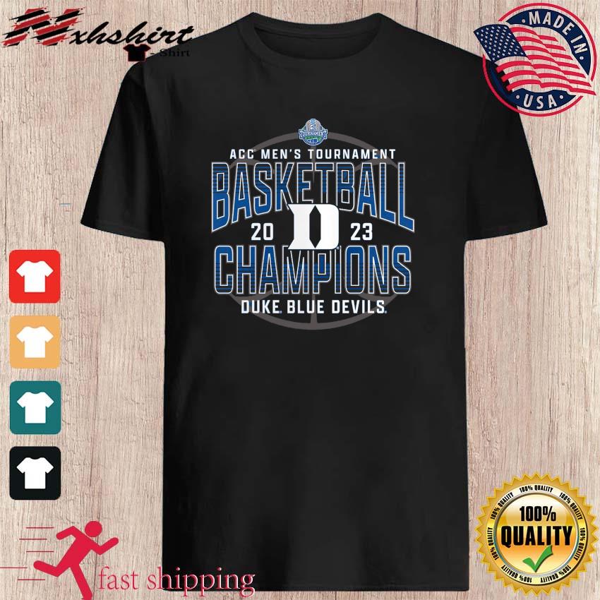 Duke Blue Devils 2023 ACC Men's Basketball Conference Tournament Champions T-Shirt