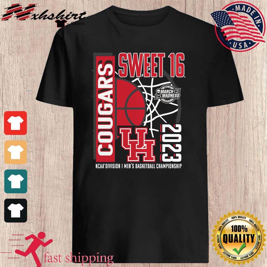 Houston Cougars 2023 NCAA Men's Basketball Tournament March Madness Sweet 16 T-Shirt