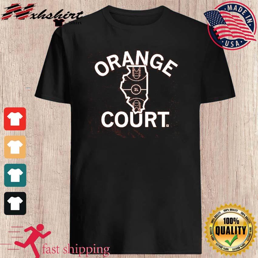 Illini Basketball Orange Court Shirt
