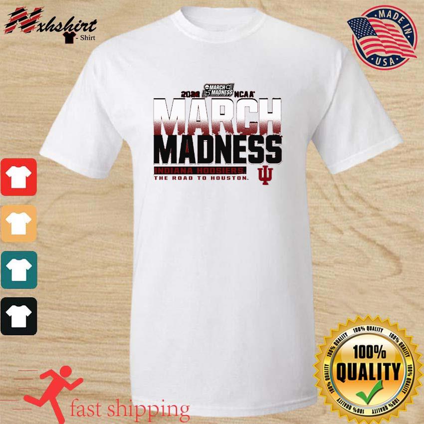 Indiana Hoosiers Men's Basketball 2023 March Madness The Road To Houston Shirt