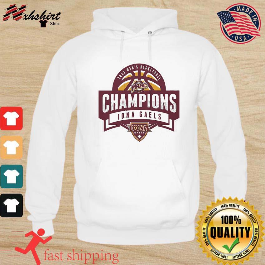 Iona Gaels 2023 MAAC Men's Basketball Champions Shirt hoodie