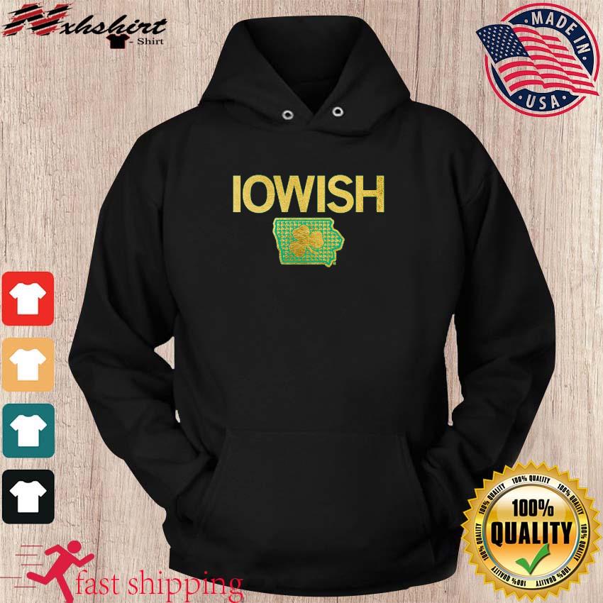 Iowish Gold Foil St Patrick's Day Shirt hoodie