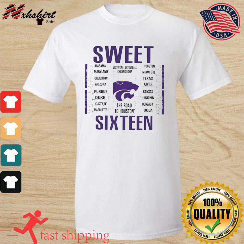 K-State Wildcats 2023 Sweet 16 Bracket Shirt