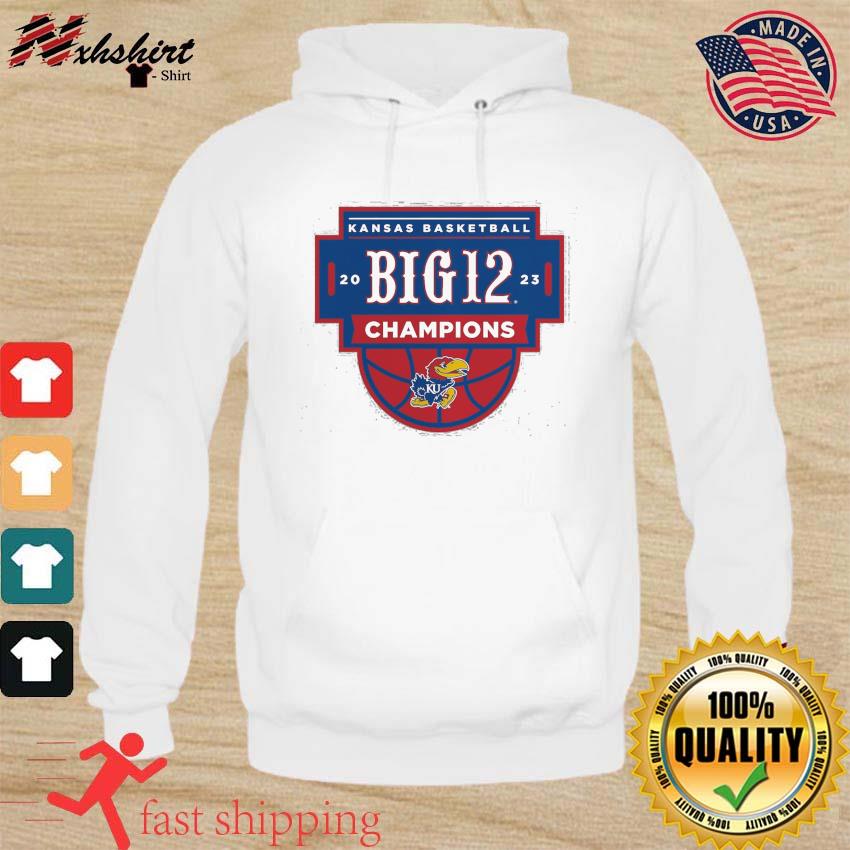 Kansas Jayhawks 2023 Big 12 Men's Basketball Regular Season Champions Logo Shirt hoodie