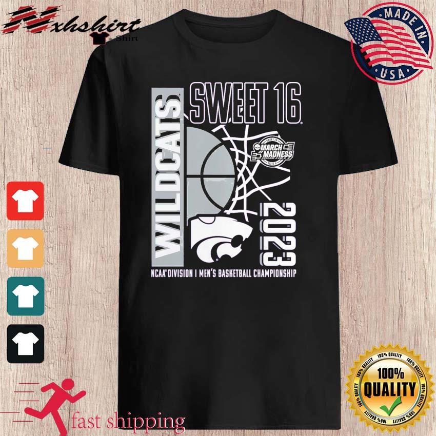 Kansas State Wildcats Sweet 16 2023 NCAA Men's Basketball Tournament Championship Shirt
