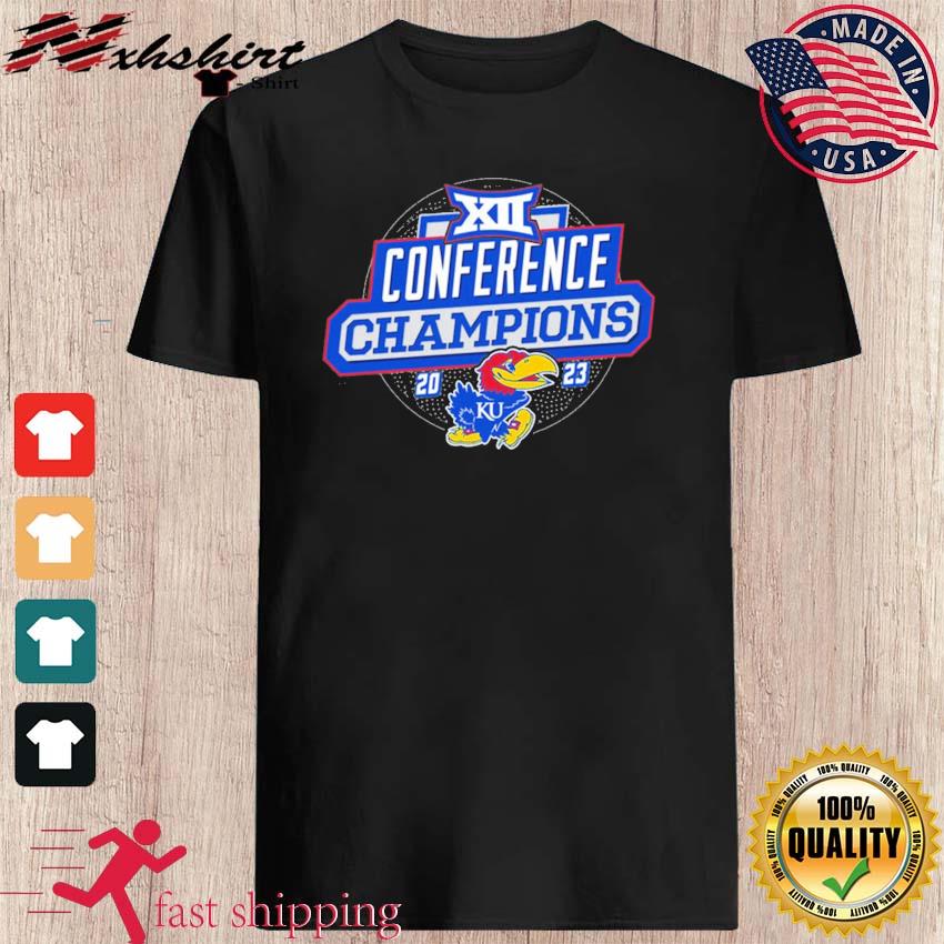 KU Kansas Men's Basketball 2023 Big 12 Conference Champions Shirt