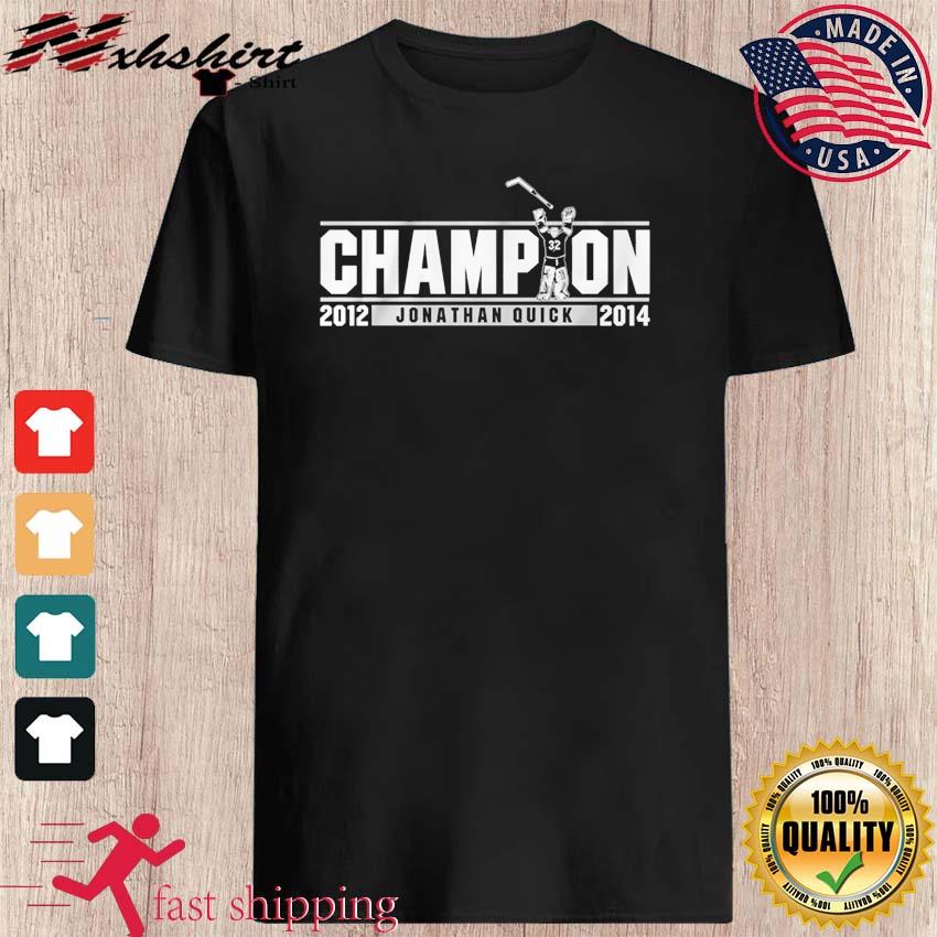 Los Angeles Kings Jonathan Quick Champion 2012, 2014 Shirt