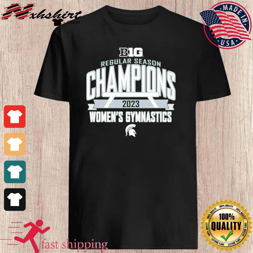 Michigan State Spartans 2023 Big Ten Women's Gymnastics Regular Season Champions Shirt