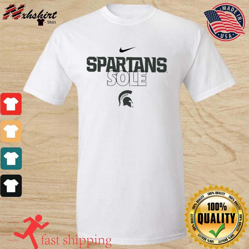 Michigan State Spartans Basketball 2023 Nike Spartan Sole Shirt