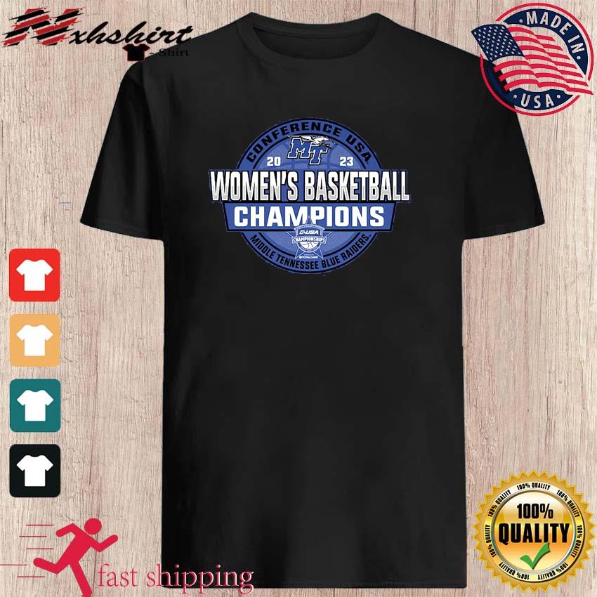 Middle Tennessee Women's Basketball 2023 C-USA Champions Shirt