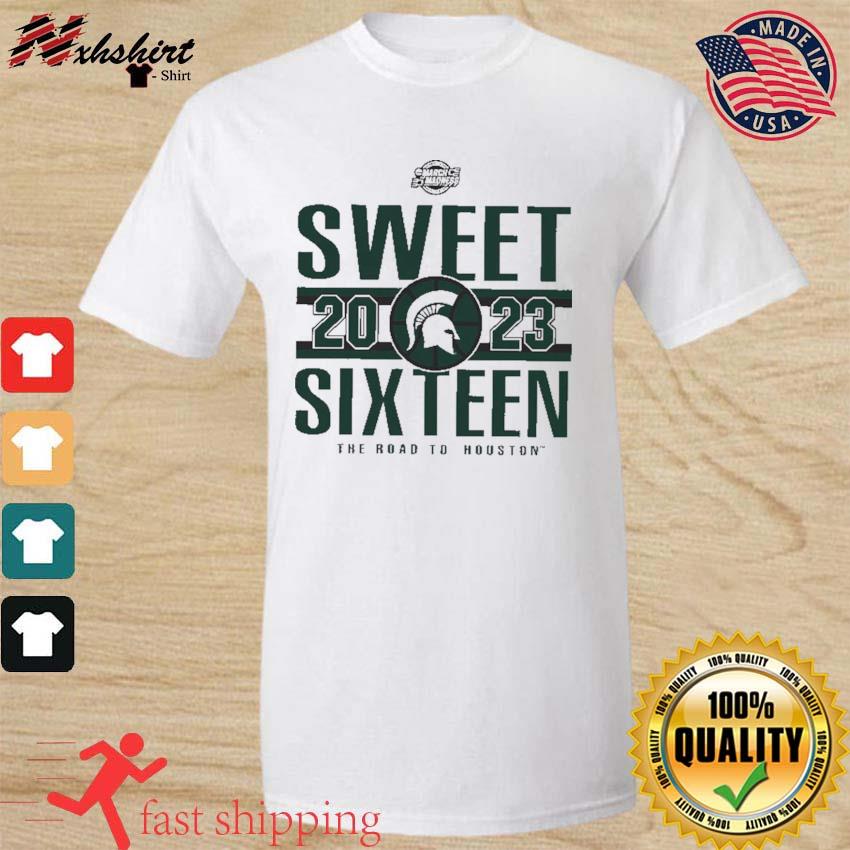MSU Men's' Basketball 2023 Sweet Sixteen The Road To Houston shirt
